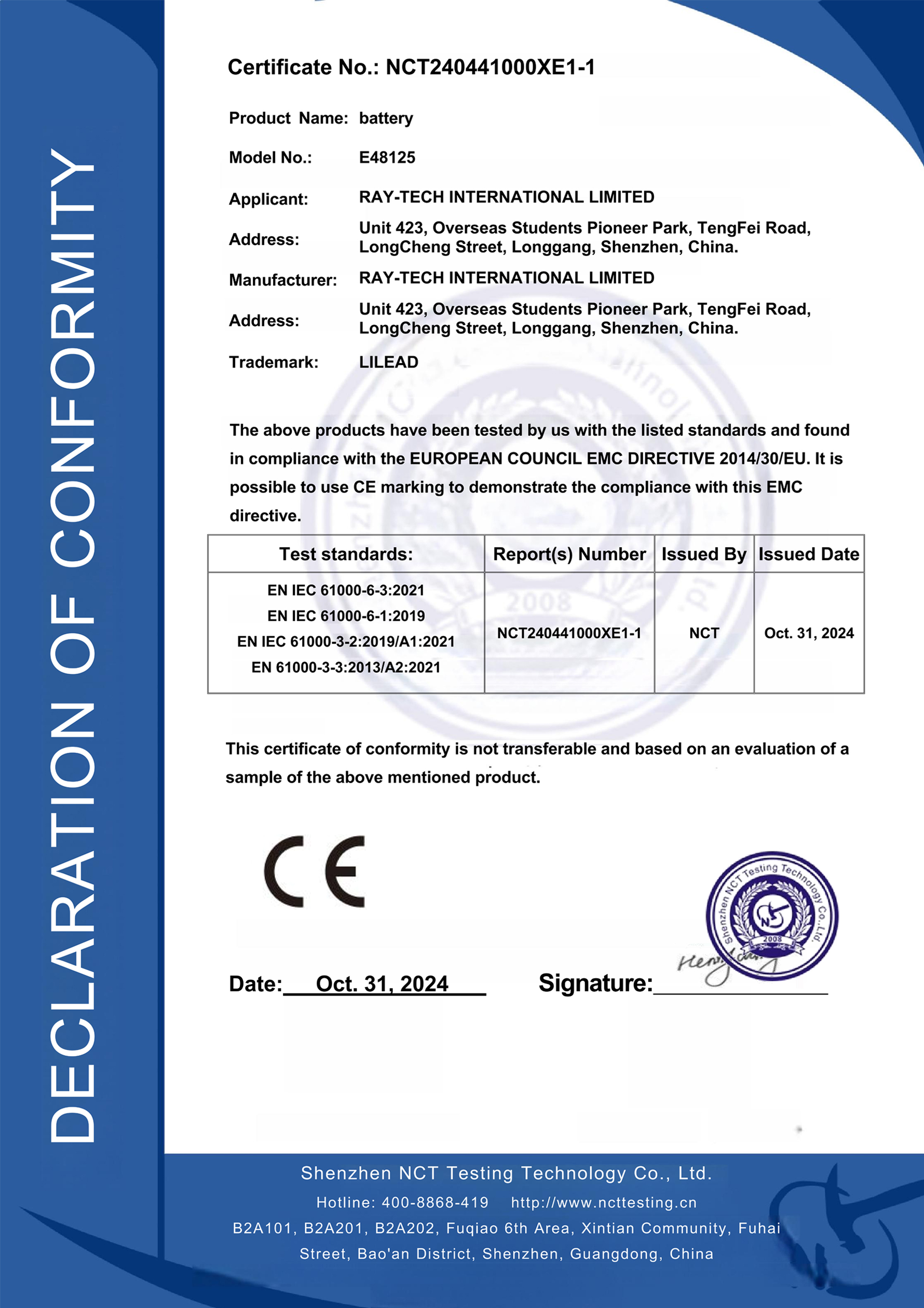E48125 CE